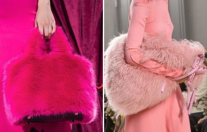 женские розовые сумки