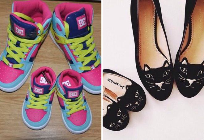 одинаковая обувь для мамы и дочки