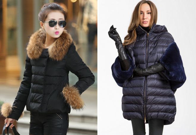 женские куртки с мехом 2018
