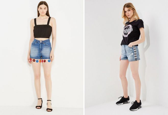 джинсовые шорты 2018 года модные тенденции