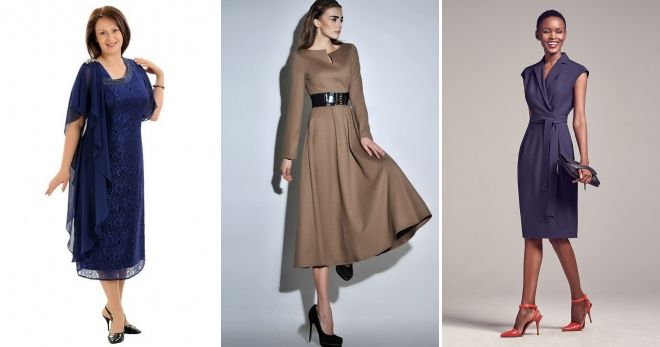 Весенний гардероб для женщины 40 лет платье