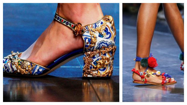Модные босоножки: новинки, Dolce & Gabbana, фото