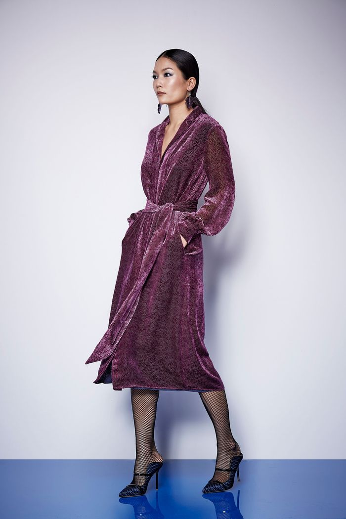Модное фиолетовое платье Kimora Lee Simmons