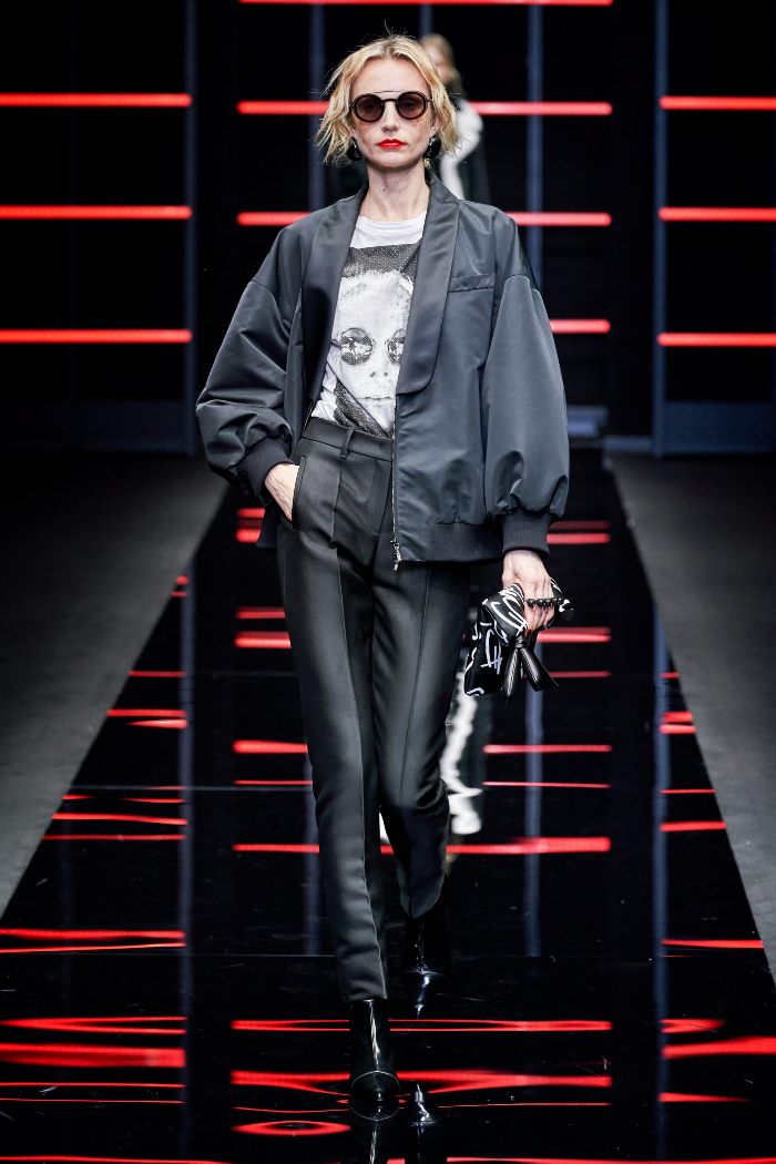 Модная куртка осень-зима 2019-2020 из коллекции Emporio Armani