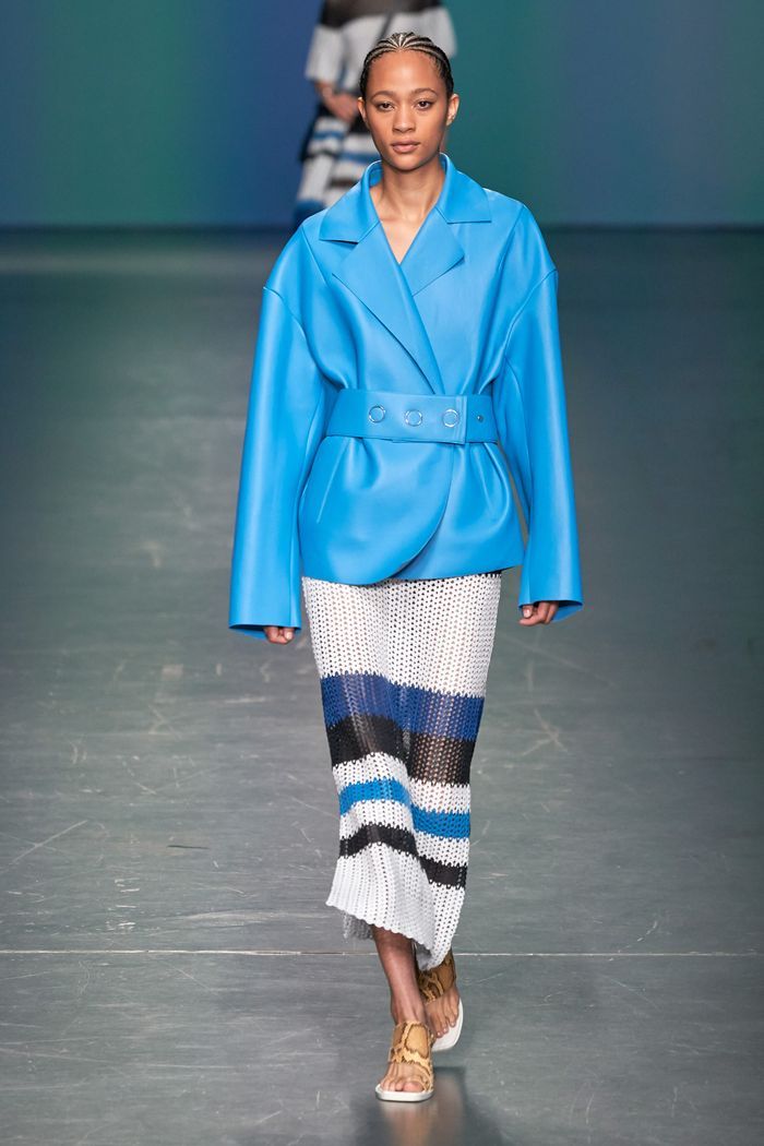 Модная вязаная юбка 2020 из коллекции Hugo Boss
