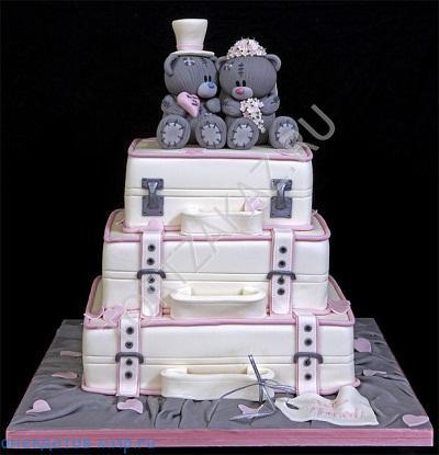 прикольный свадебный торт