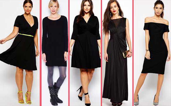 Черное кружевное платье с чем носить 
